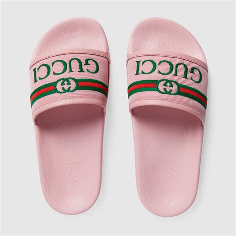 girls gucci slides|More.